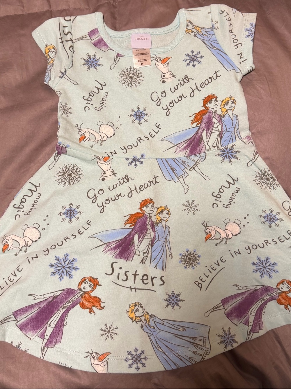 Disney Frozen 2T Dress NWOT